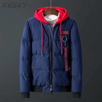 

Thick Parka Jacket Men 2019 Winter Hoody Parkas For Men New Brand Pocket -20 Degree Warm Parka Men Warm Coat M-4xl For Male Coat