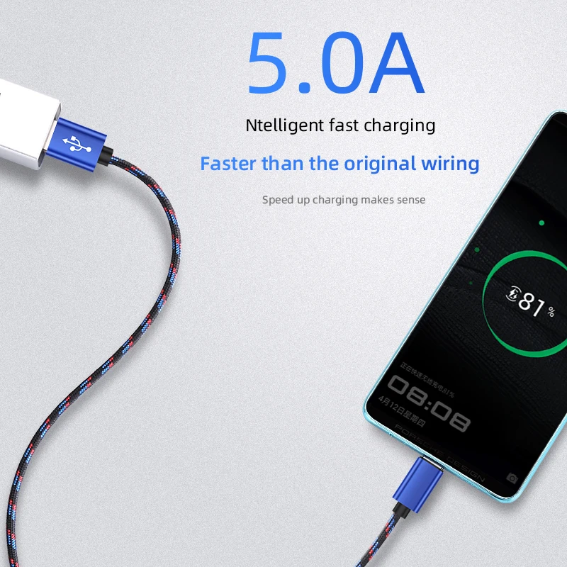 Universal High-Speed USB Type-C Charging Cable