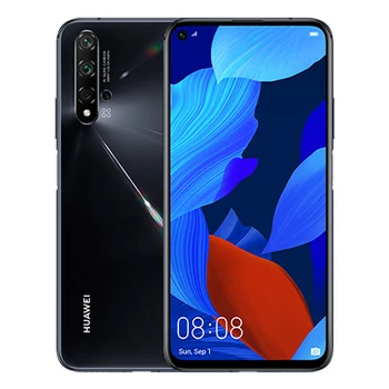 Перейти на Алиэкспресс и купить Huawei nova 5T 15,9 см (6,26 дюйм) 6 жестких GB 128 GB Жесткий GB SIM двойной черный 3750 mAh