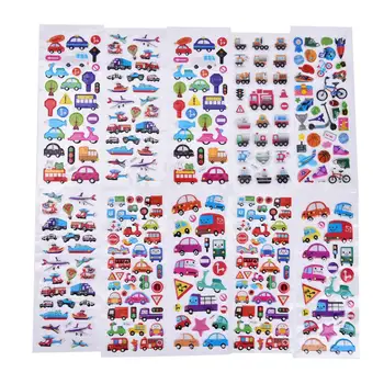 

2Pcs Cartoon Bubble Stickers Diary Transport Notebook Sticker Label Decoration