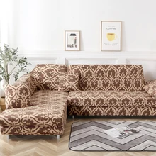 L-образные эластичные Угловые чехлы для диванов для гостиной секционные чехлы из спандекса чехлы для диванов растягивающиеся диванные полотенца все включено