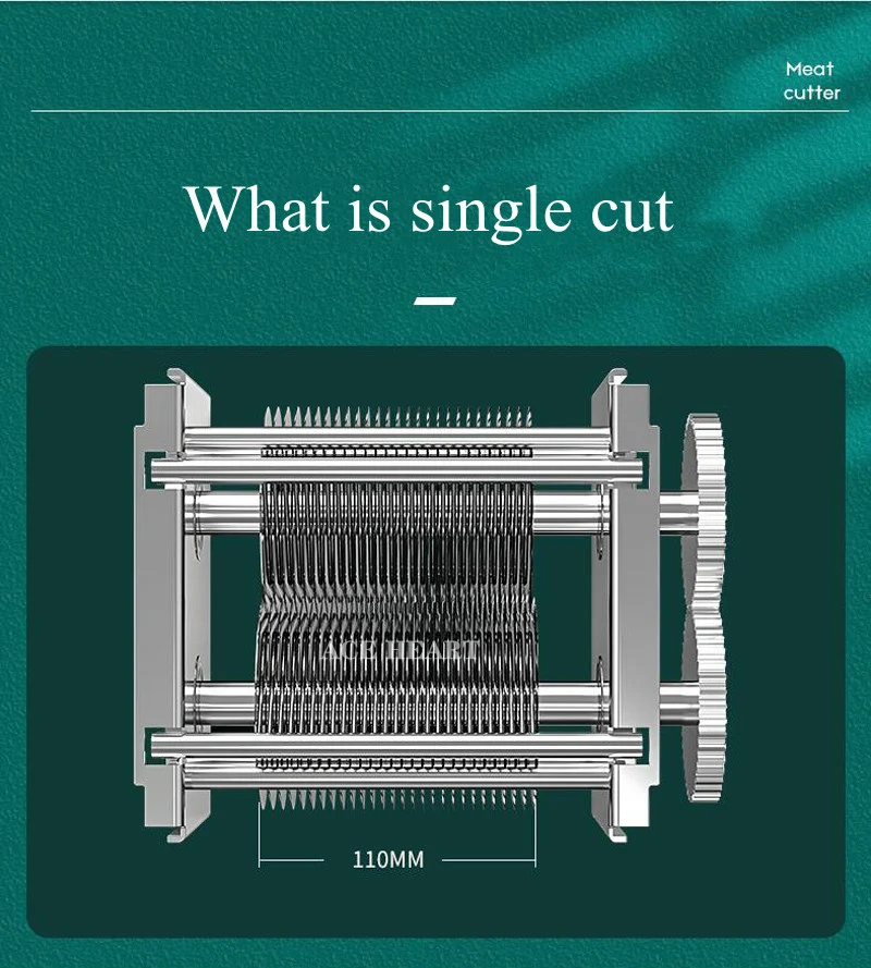 Description Picture 3 of itemStainless Steel Meat Slicer Commercial Automatic Slicing Shredded Melon Fruit Electric Vegetable Meat Cutting Machine