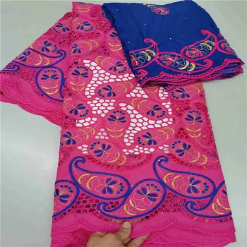 

5+2 Swiss lace fabric 2019 Dubai heavy beaded embroidery African lace fabrics 100% cotton Swiss voile lace in Switzerland HL0881