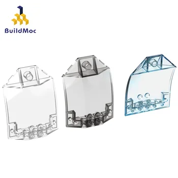 

BuildMOC 41751 Windscreen 8 x 6 x 2 Curved For Building Blocks Parts DIY LOGO Educational Tech Parts Toys
