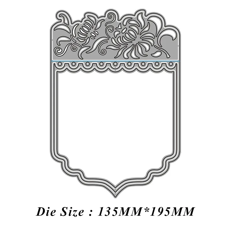 

Page Lace Frame 2021 Metal Cutting Dies Cut Die Mold Card Scrapbooking Paper Craft Knife Mould Blade Punch Stencils