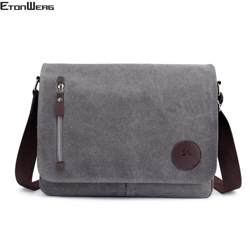 vintage canvas crossbody bag