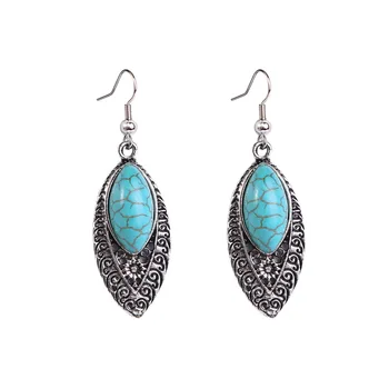 

Bohemian Turquoise Ethnic Vintage Earrings
