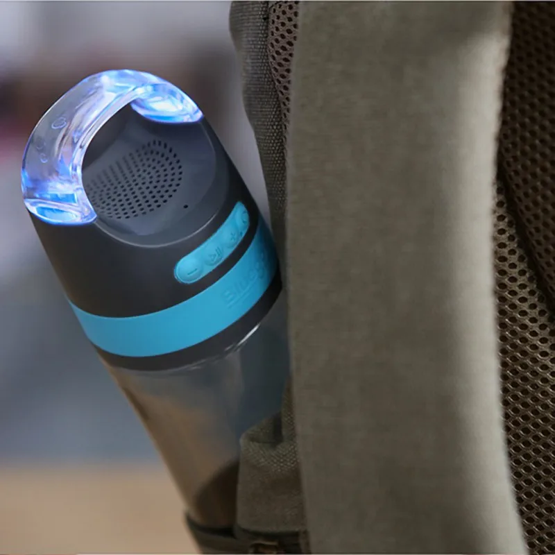 Вакуумная бутылка для воды Bluetooth динамик Водонепроницаемый IPX6 нержавеющая сталь беспроводной сабвуфер розовый белый черный