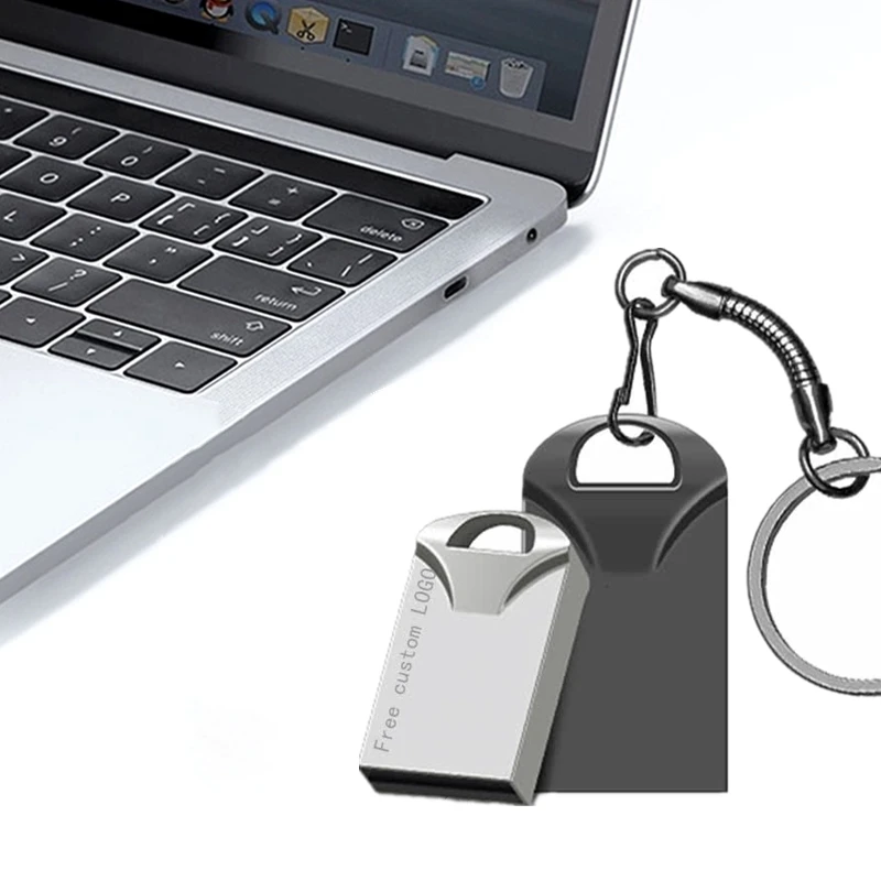 Супер мини металлический Usb флеш-накопитель 64 ГБ 32 ГБ 16 ГБ 8 ГБ флеш-накопитель 128 ГБ memoria usb 2,0 карта памяти Флешка U диск печать логотипа