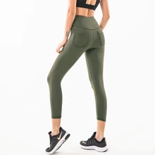 Fitness Women High Waist Yoga Clothes Gym Push-ups Track Pants Workout Tight Running Sports Abdomen Yoga Pants