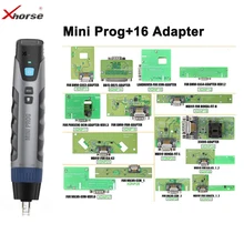 Xhorse VVDI MINI Prog Puissante Puce Programmeur Avec 16 pièces MINI PROG sans Soudure Adaptateurs En Stock