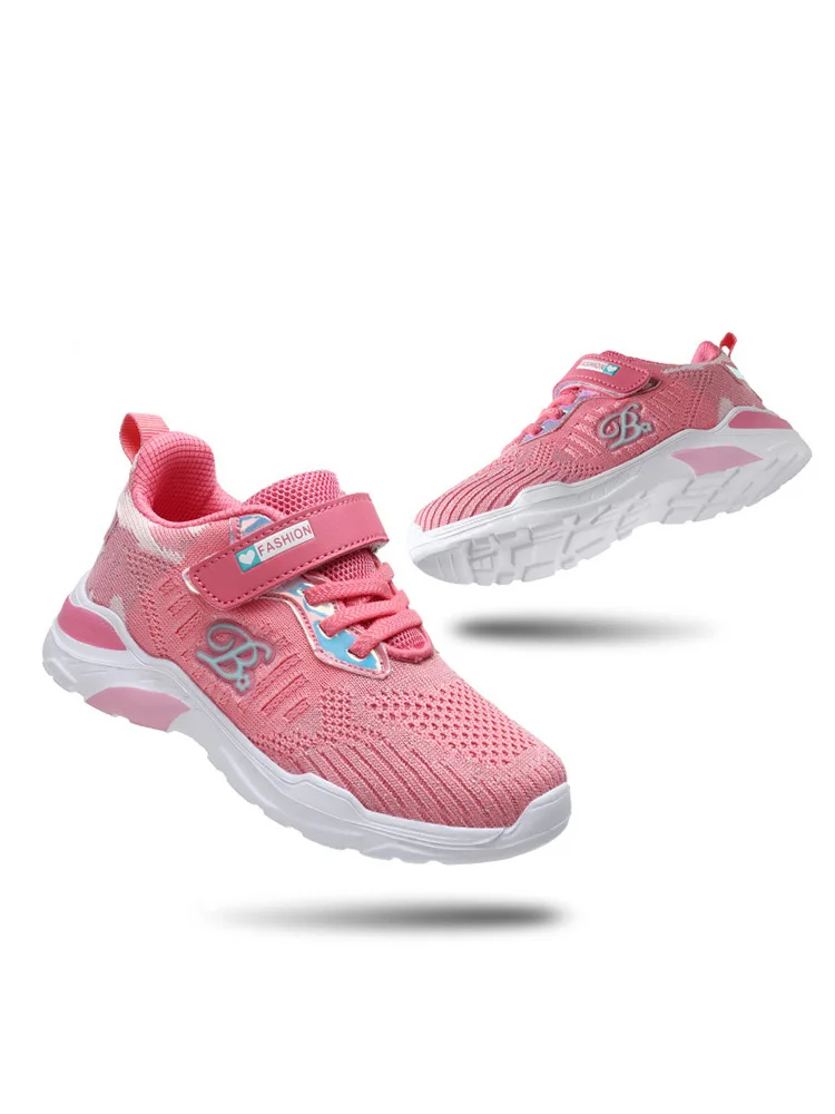 Autumn Kid Running Shoes Girls Lightweight Mesh Kindergarten Primary school Student Sneakers Jogging Trekking Shoes for Children