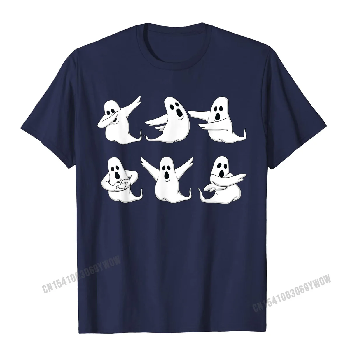 Hip hop Camisa Birthday Short Sleeve Summer Fall T Shirt Plain Crew Neck Pure Cotton T Shirts Male Tshirts Drop Shipping Dancing Ghosts Dance Challenge Boys Girls Kids Halloween T-Shirt__638 navy