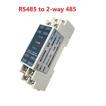 

RS485 Repeater Photoelectric Isolation Industrial Anti-Interference Lightning Protection Conversion 2 Port Signal Amplifying Hub