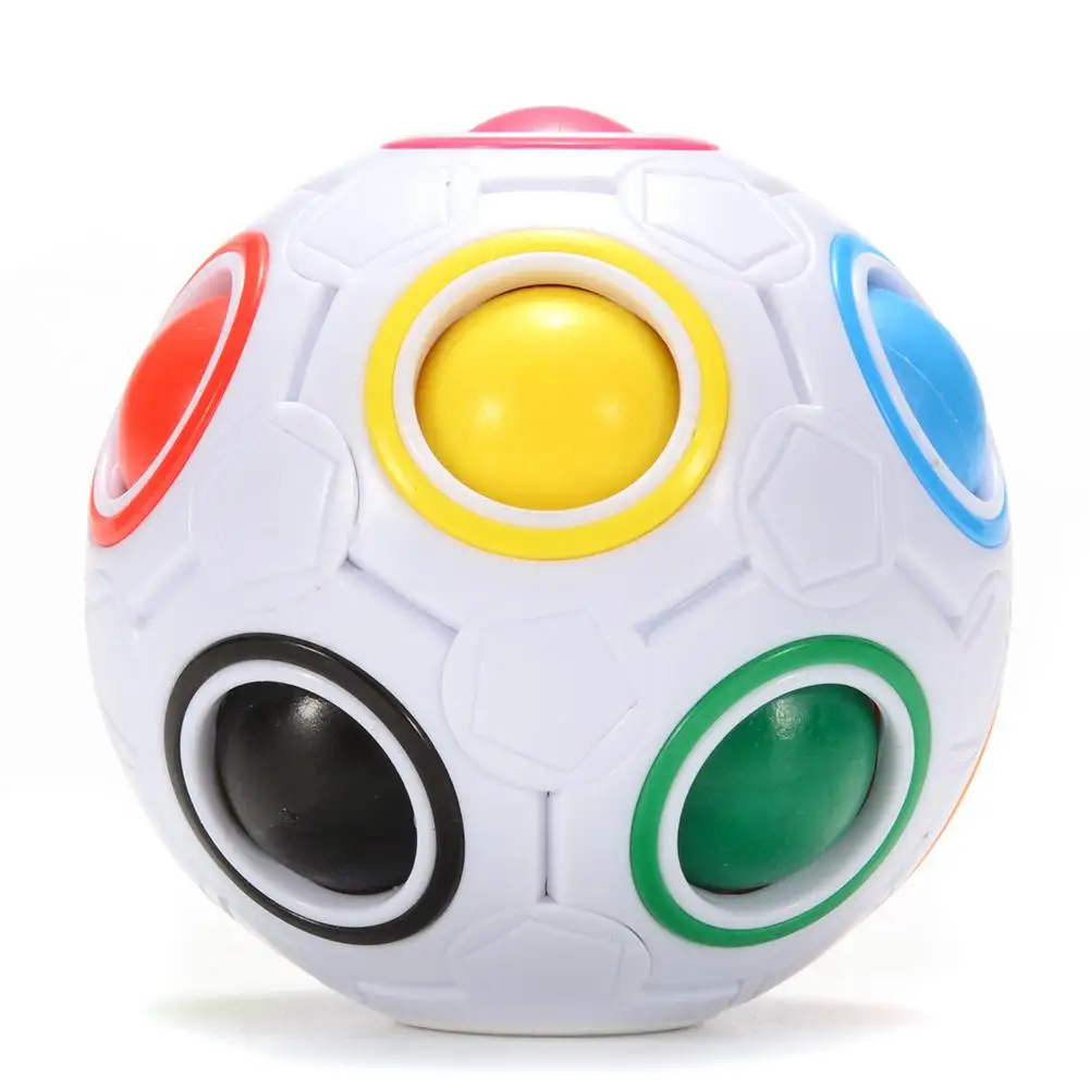 Kuulee Challenging Puzzle Ball speed Cube-11 цветов радуги, чтобы решить