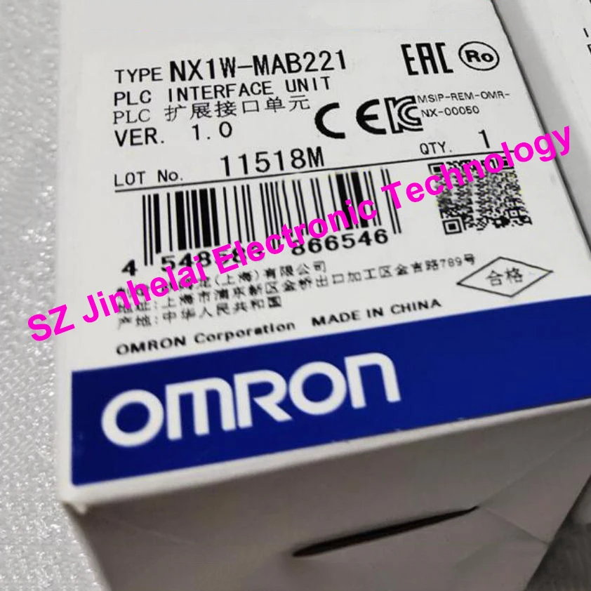 И NX1W-MAB221 OMRON PLC интерфейс
