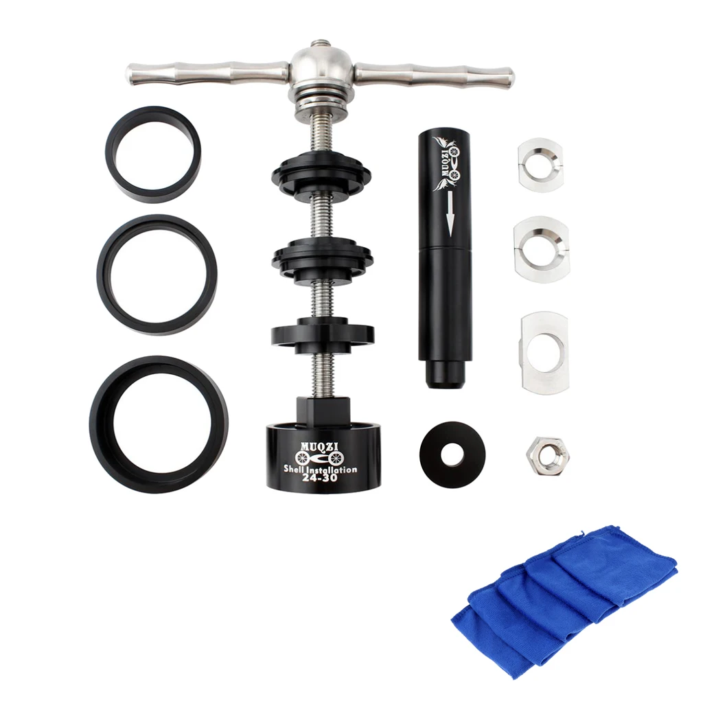 Perfeclan Bicycle Bearing Press Fit Tool Bottom Bracket Kit & Clean Towel