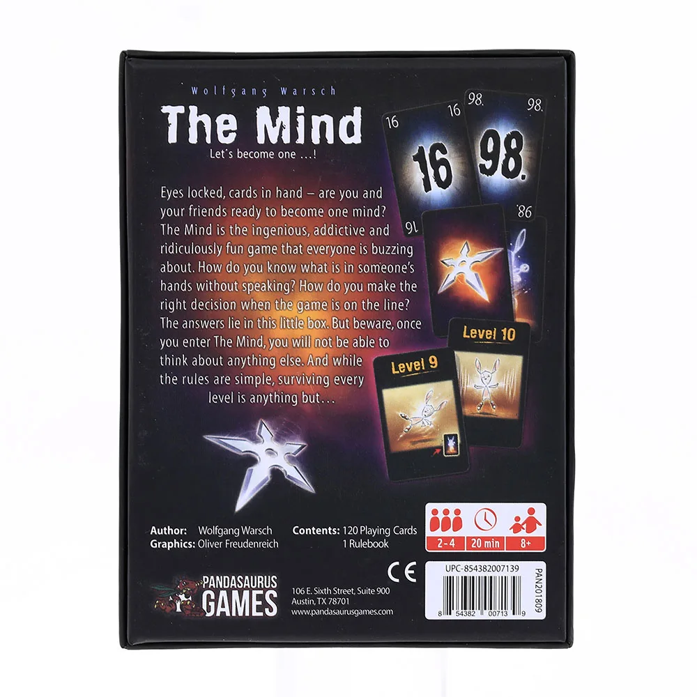The Mind Card Board Game Table Game Funny Party Deck Game Gift Game Family Friends Entertainment Party Card Games