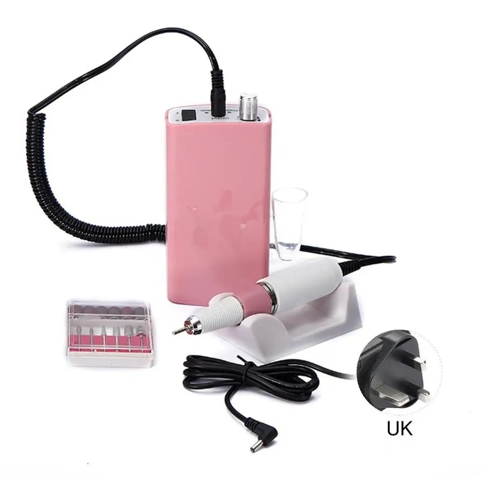 

US801 30000RPM Nail Drill Machine Nail Charging Grinding Machine Portable Nail Grinding Machine with Nail Electric Drill Bits