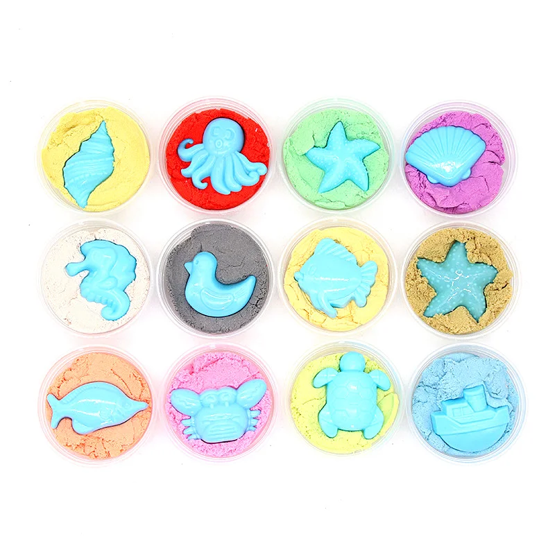 Dynamic Magic Play Sand Cotton Slime Soft Clay DIY Fancy Toy Dynamic Sand Toy Antistress Supplies For Magic Space Clay Tool