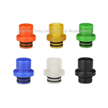 

Steam Tuners T9 Delrin PEI POM Delrin 510 MTL drip tip Mouthpiece for Innokin ARES MTL/VooPoo Drag baby