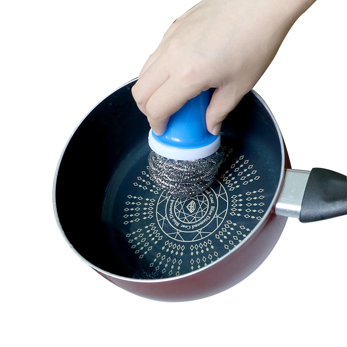 

Clean Ball Pot Brush Powerful Decontamination Cleaning Tool Barbecue Tool Kitchen Accessories