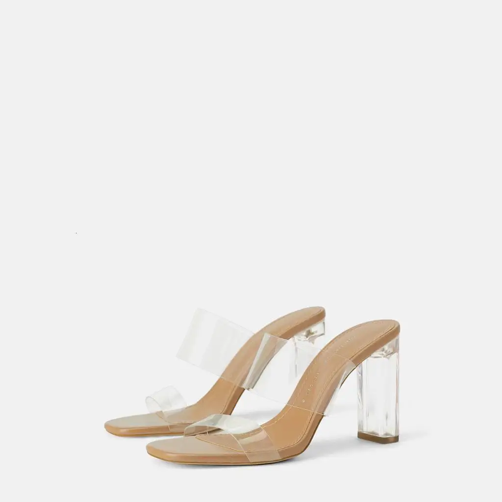 

2019 Sharp Exceed Women's Sandals Super High With Transparent Women's Shoes
