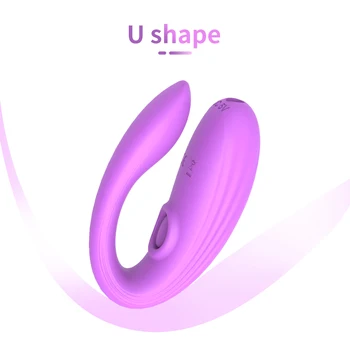 U-shaped Vibrator Wireless Remote Control Dildo G Spot Female Masturbation Wearable Vibrating Egg Double Vibrators Adult SexToys 3