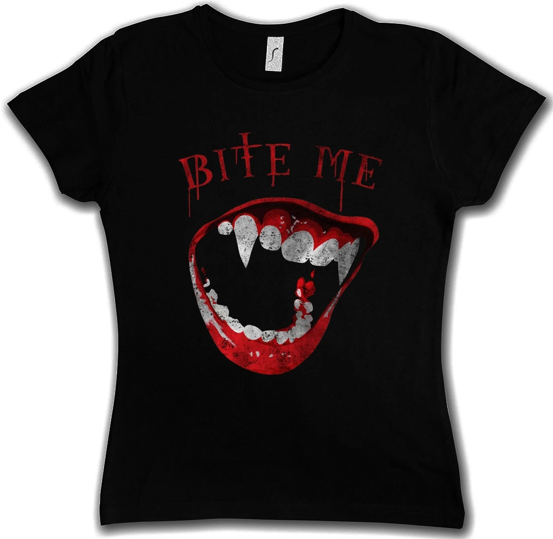 Футболка унисекс с надписью &quotBITE ME&quot |