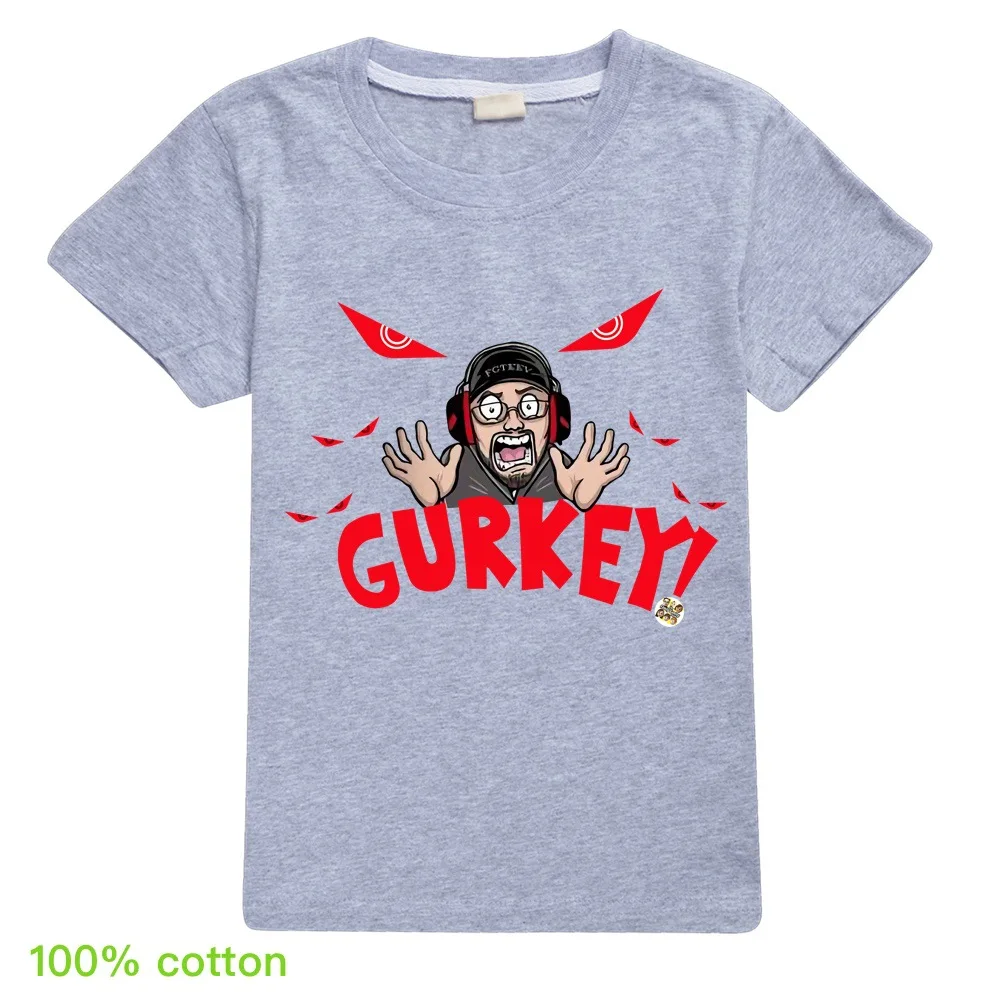 Модная Розовая Одежда для больших детей хлопковая Футболка Gurkey Fgteev 2020 Детский