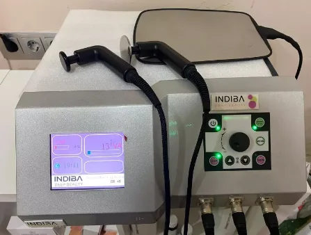 Indiba Глубокий Уход ER 45 красно белый cet устройство для похудения тела 448 кГц rf подтяжка кожи текар терапии