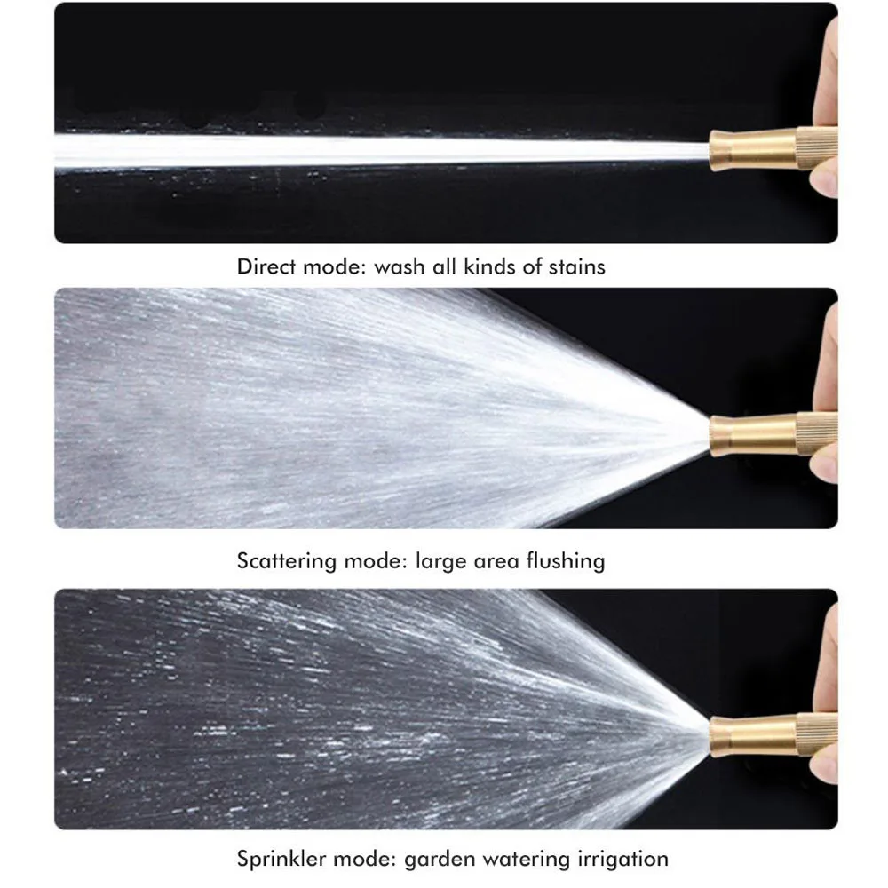 1 PC 압력 제어 기능이 있는 황동 노즐, 호스 노즐, 스프레이 노즐, 조절 가능한 분무기, 팁