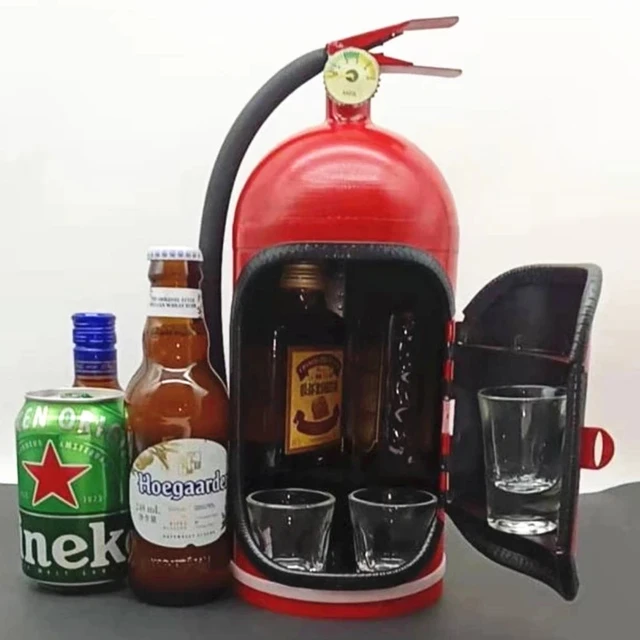 Feuerlöscher-Minibar, Desktop-Bar, Simulations-Feuerlöscher-Form-Ornament  Aufbewahrungsbox Für Feuerlöscher Mini-Bar Tragbare Aufbewahrungsbox Für  Spirituosen Gläser Feuerlöscher Mini Bar Weinkühler : : Baumarkt