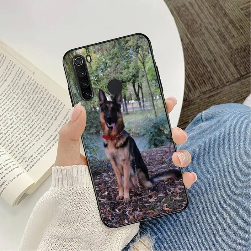 xiaomi leather case cosmos blue YNDFCNB German Shepherd Dog Phone Case For Redmi note 8Pro 8T 6Pro 6A 9 Redmi 8 7 7A note 5 5A note 7 case phone cases for xiaomi Cases For Xiaomi