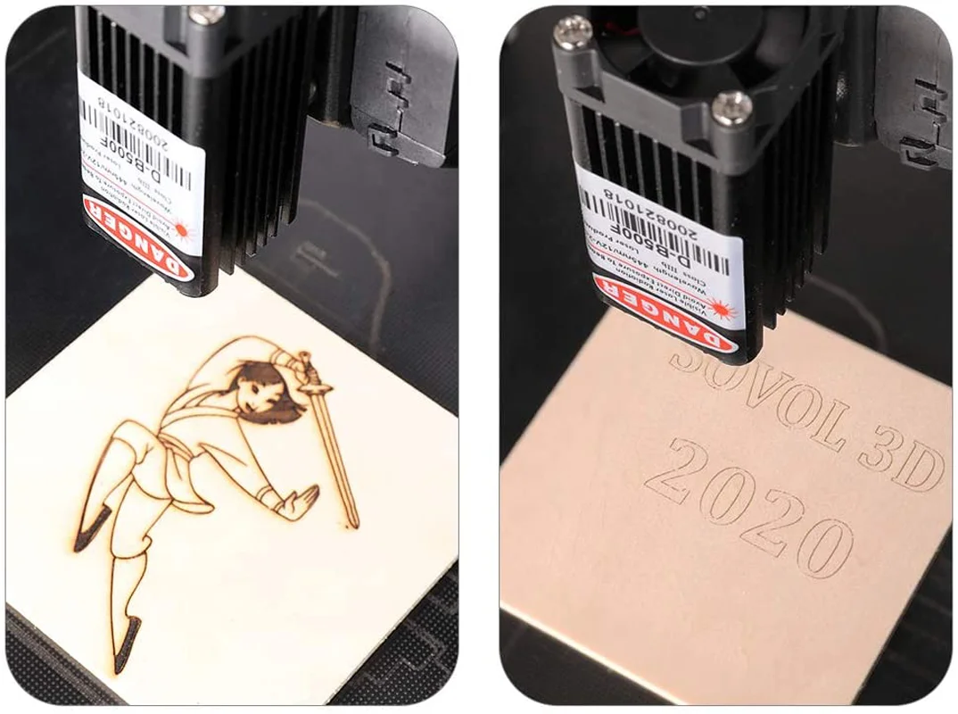 Sovol-kit Cabeça Módulo de Gravação a Laser Compatível com Sv01 Sv02 Ender3 Ender-3 Pro Ender5 Ender-5 Pro Impressora 3d 500mw - Imagem 4
