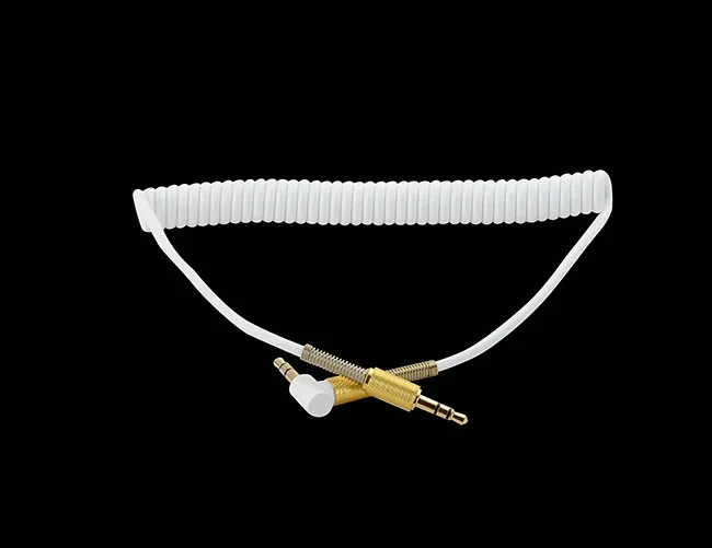 Прямоугольный пружинный выдвижной кабель 3 5 мм Папа папа Aux стерео аудио