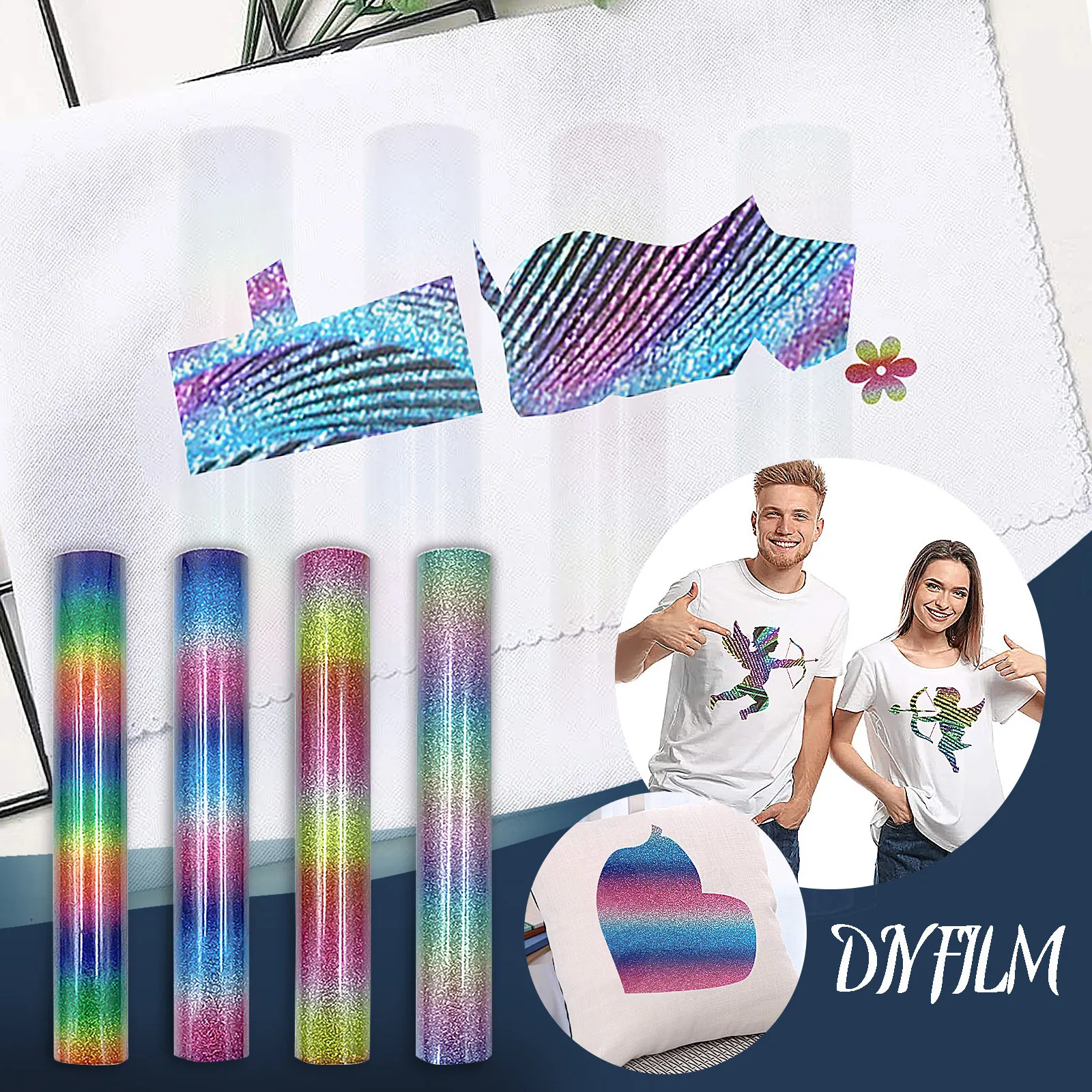 Htv Printing Vinyl Roll Bulk Film Iron Patches Pu Heat Transfer Vinyl