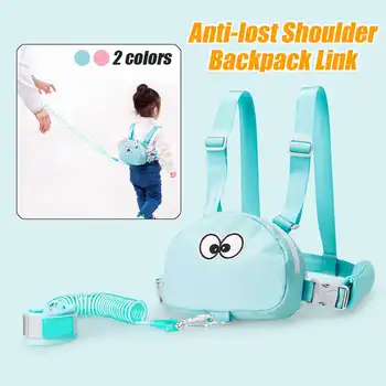 

Baby Toddler Child Cartoon Safety Harness Anti-lost Backpack Shoulder Zipper Bag Children Kindergarten Long Strap Travel