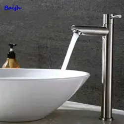 Stainless Steel Faucet Cold Water Bathroom Washbasin Faucet Tap Kitchen Bathroom Accessories High Quality