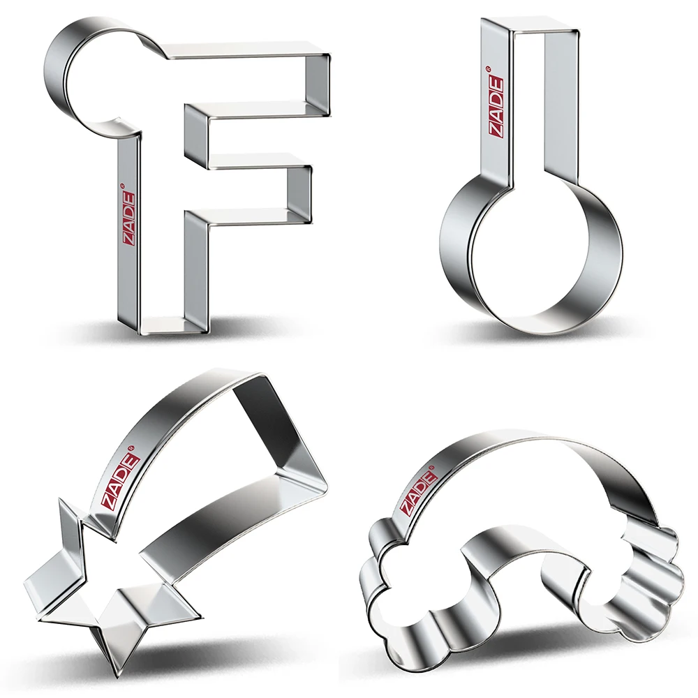 

ZADE Weather Cookie Cutter Biscuit and Fondant Cutter - Stainless Steel
