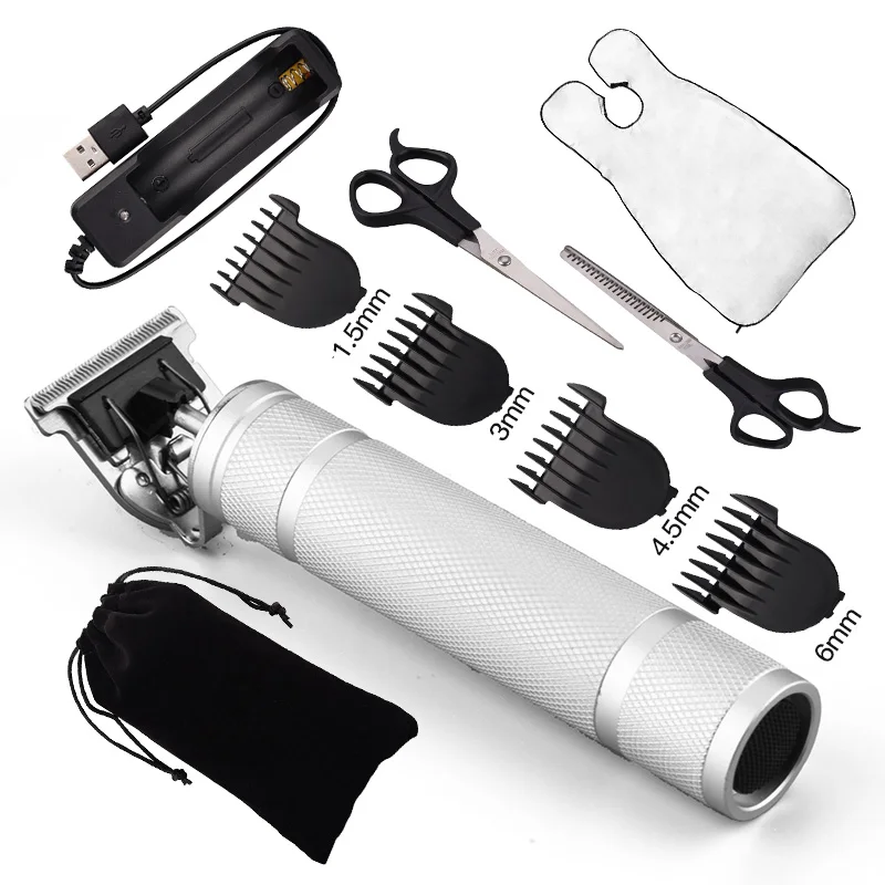 Beard Men Trimmer Cutting-Machine Hair-Clipper Professional Barber Rechargeable Baldheaded