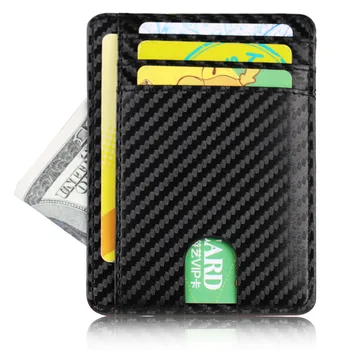 

RFID Anti-magnetic Anti-scan Card Holder Wallet Protection Self Defence Wearable Personal ID Bus Package Multiple Card Slots