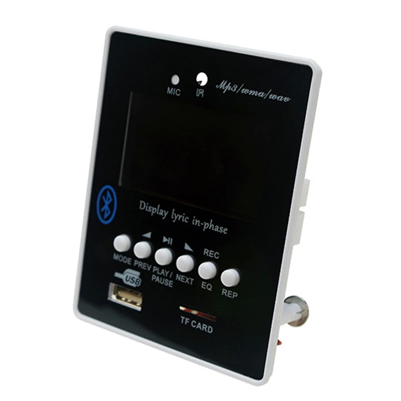 AABB MP3 плеер TF карта USB декодер модуль DC 12 В WAV без потерь декодирующая плата Bluetooth