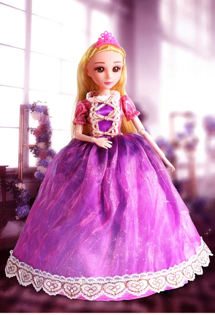 Obobb Rapunzel brinquedos, boneca de maquiagem, brinquedo de