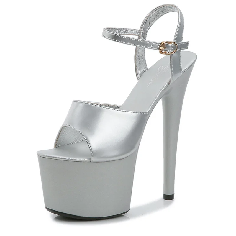 Sandalias de plataforma de 16,5 Cm con gancho alto para mujer, modelo  Paaldansen, t stadium, pasarela, Extra Alto, Stilettos|Zapatos de tacón de  mujer| - AliExpress