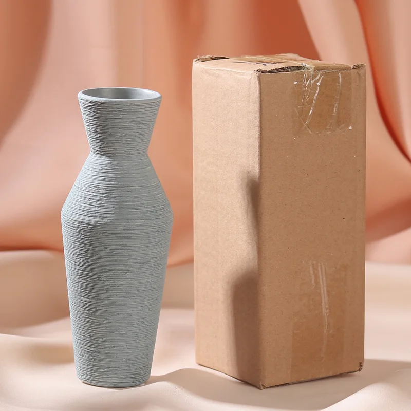 Morandi стиль высококачественная керамическая ваза простая гостиная декоративная керамика Цветочная композиция художественное и художественное украшение