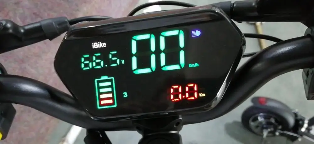 60V display Электрический скутер с ЖК-дисплеем 60 в Интеллектуальный ЖК-дисплей ebike ЖК велосипедный пульт управления Водонепроницаемая опция электрический самокат - Цвет: 60V display