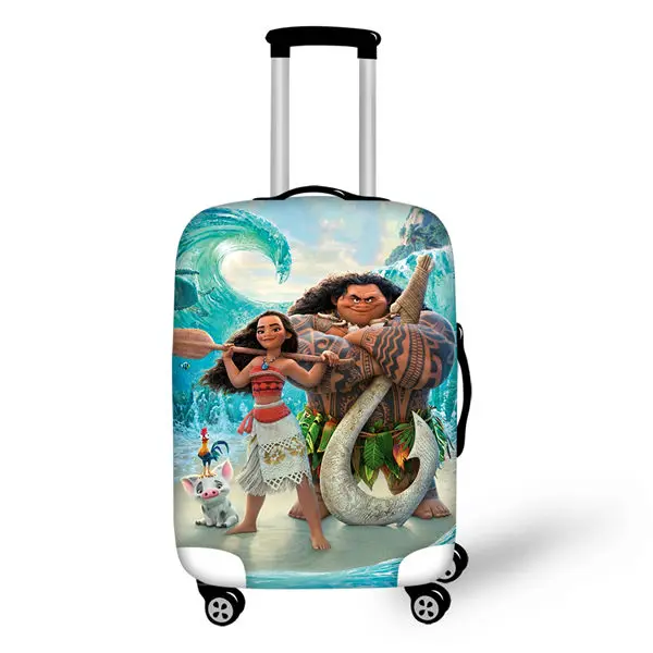 CDWX2733LMS HaoYun дорожный багажный чехол Moana Vaiana Princess с рисунком, чемодан, чехол с мультяшным дизайном, эластичный пыленепроницаемый и водонепроницаемый протектор - Цвет: CDWX2733LMS
