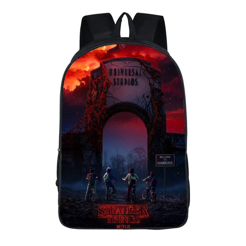 19 Plecak Mochilas странные вещи 3 рюкзак сумки для ноутбука Sac Dos 3D мужские школьные сумки Kpop для девочек-подростков сумки для книг - Цвет: 19
