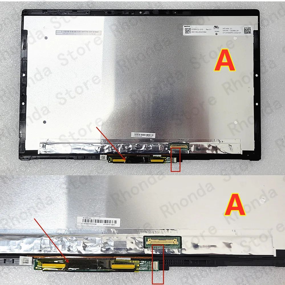 LP133WF9-SPF2 B133HAN05.E N133HCG-GF3 B133HAN05.H X133NVFF R0 матричный ЖК-экран для HP 2 5-дюймовый сенсорный